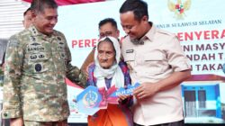 40 Warga Miskin di Laikang Takalar Terima Rumah Layak Huni