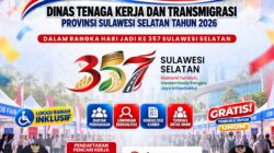 Job Fair Sulsel 2026 Gandeng 30 Perusahaan, Buka 1.230 Lowongan Kerja