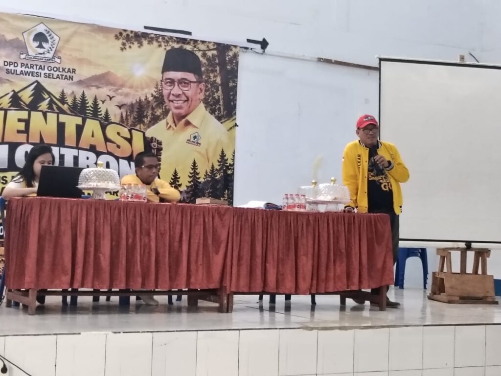 Armin Mustamin To Putiri Paparkan Sejarah dan Filosofi Golkar dalam Orientasi Pengurus di Malino
