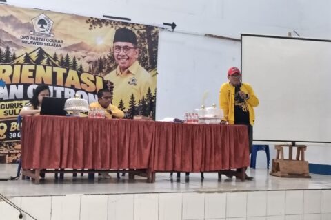Armin Mustamin To Putiri Paparkan Sejarah dan Filosofi Golkar dalam Orientasi Pengurus di Malino