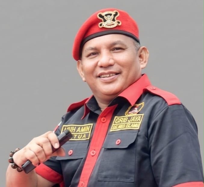 Ketua DPD Gerakan Rakyat Indonesia Bersatu (GRIB) Jaya Sulawesi Selatan, Muhammad Amin.