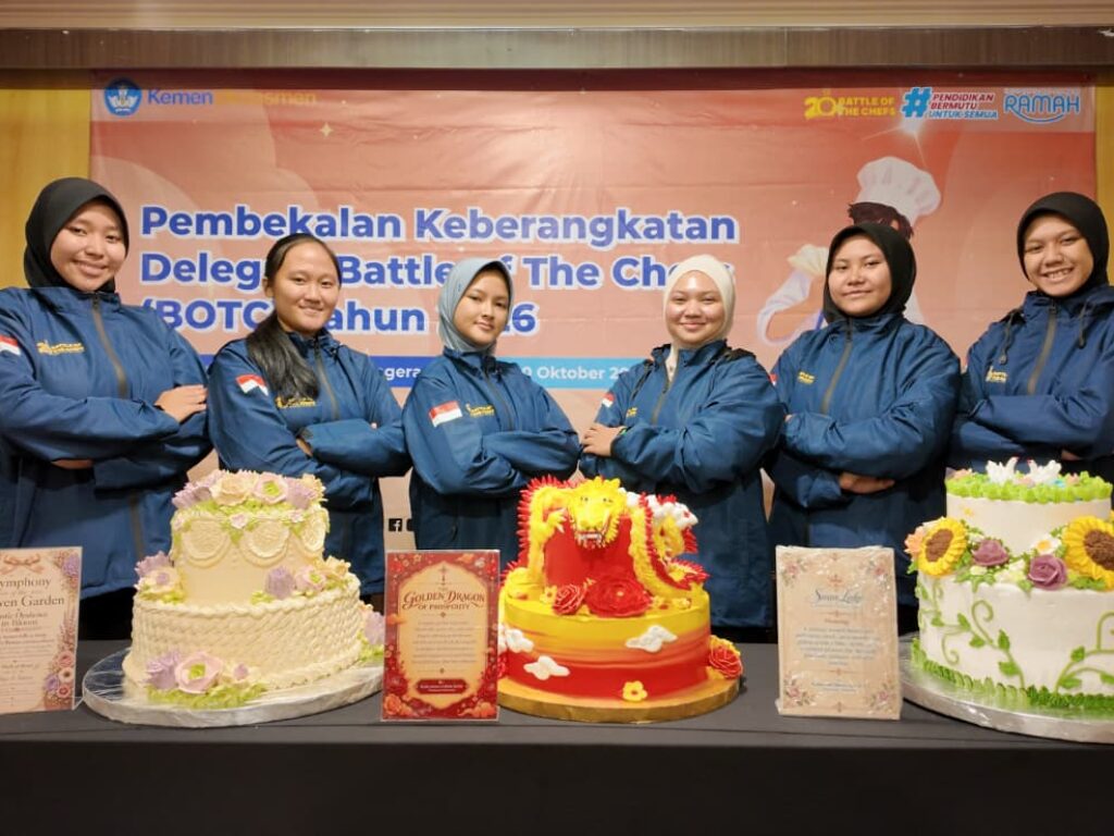 Enam murid SLB mewakili Indonesia di ajang tata boga internasional Battle of the Chefs 2026 di Penang, Malaysia.