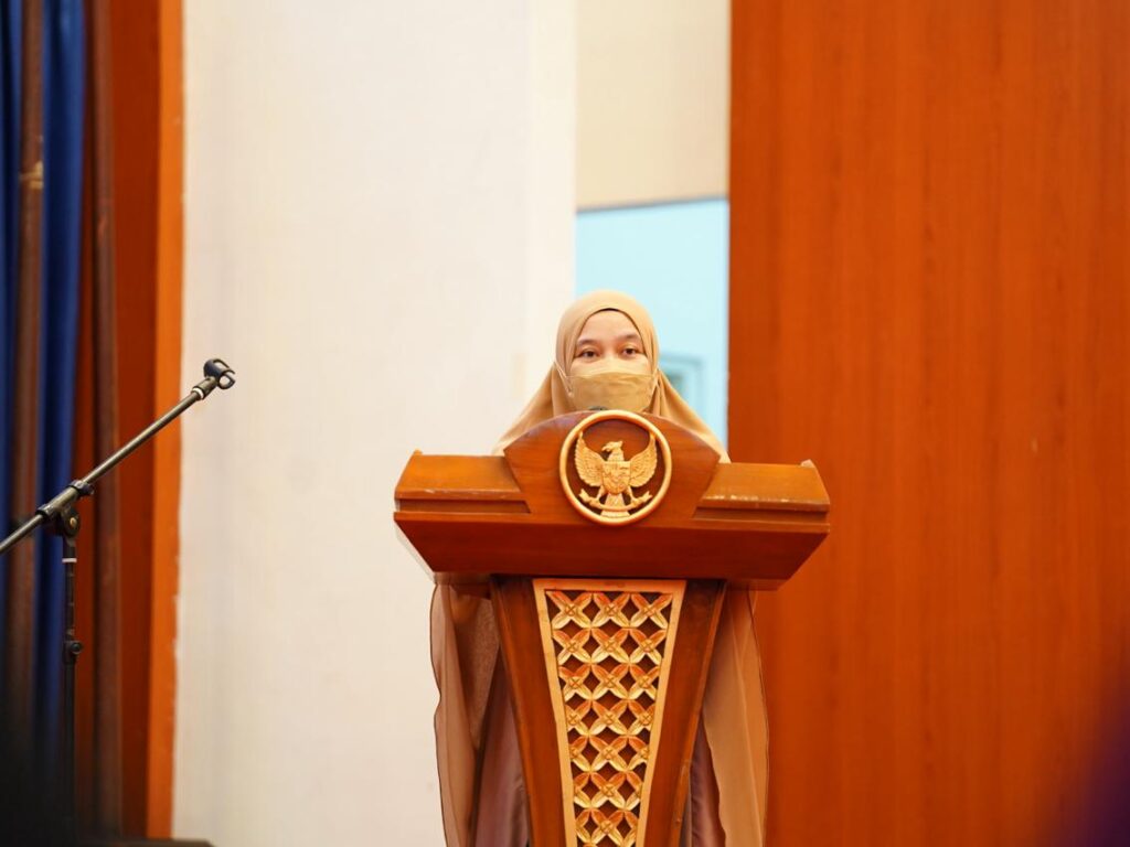 Ketua TP PKK Sulsel Naoemi Octarina Sudirman menghadiri Mental Heart Excellence di Makassar, Rabu (7/10/2026), untuk memperkuat peran perempuan.