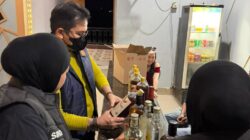Satresnarkoba Polres Pangkep Gelar KRYD di Dua Tempat Karaoke, Amankan 27 Botol Minuman Keras